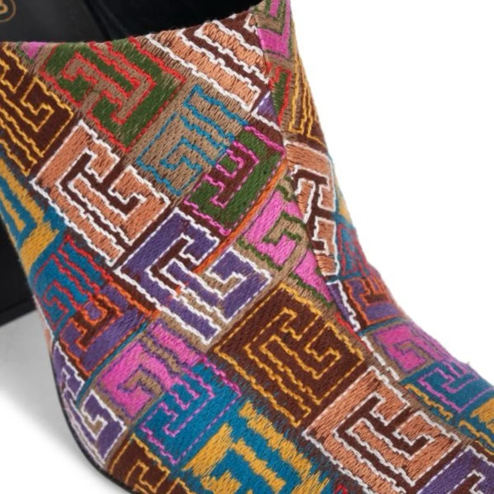 BALMAIN Ulla Tapestry Monogram Mules - Picture 7 of 12